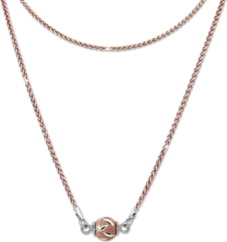 Collier SilberDream 46cm en Argent 925 Doré Rose SDK24146E Véritable