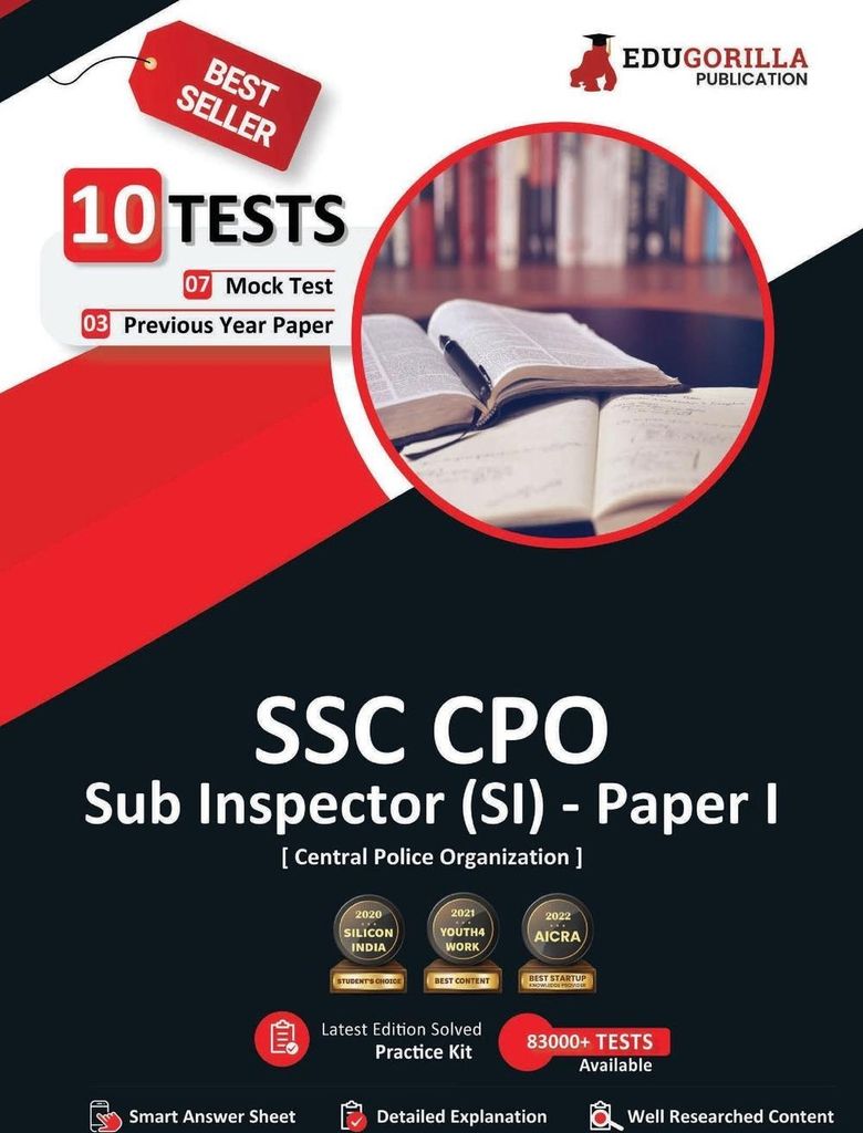 SSC CPO Sub Inspector (SI) Paper I Exam 2023 (English Edition) - 7 Mock Tests and 3 Previous Year Papers (2000 Solved Questions) with Free Access t...