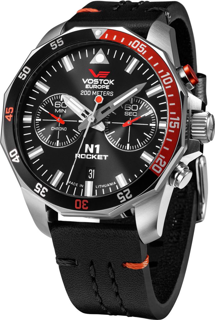 Vostok Europe 6S21-225A707-LBBLK Herrenuhr Chronograph Produktbild 1
