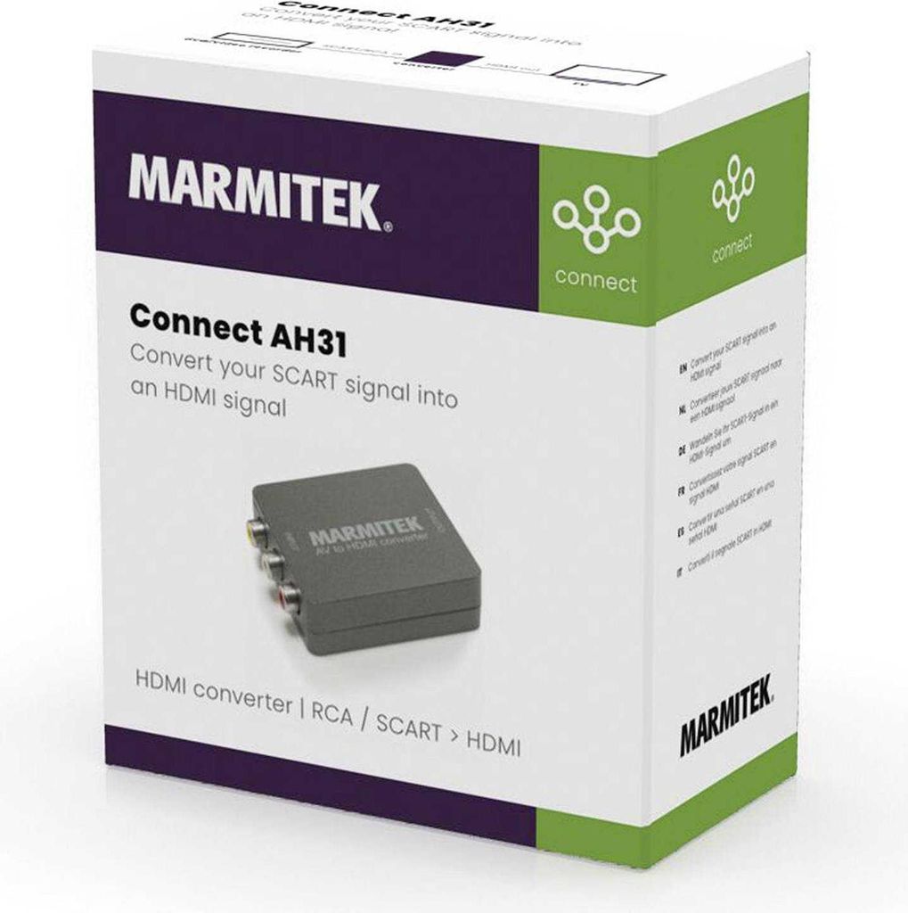 Marmitek HDMI Konverter RCA SCART Connect AH31 Produktbild 