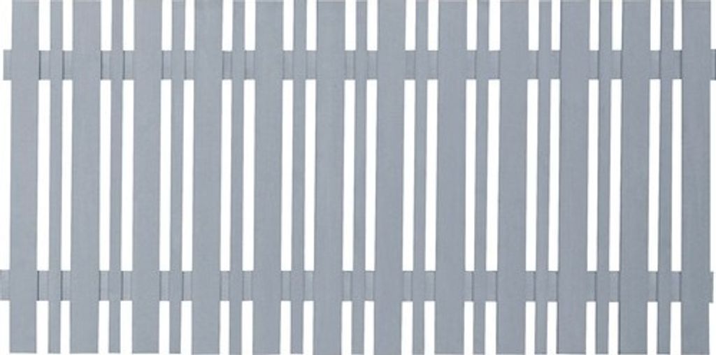 Vorgartenzaun Konsta ECO 180 x 80 cm grau matt Produktbild 