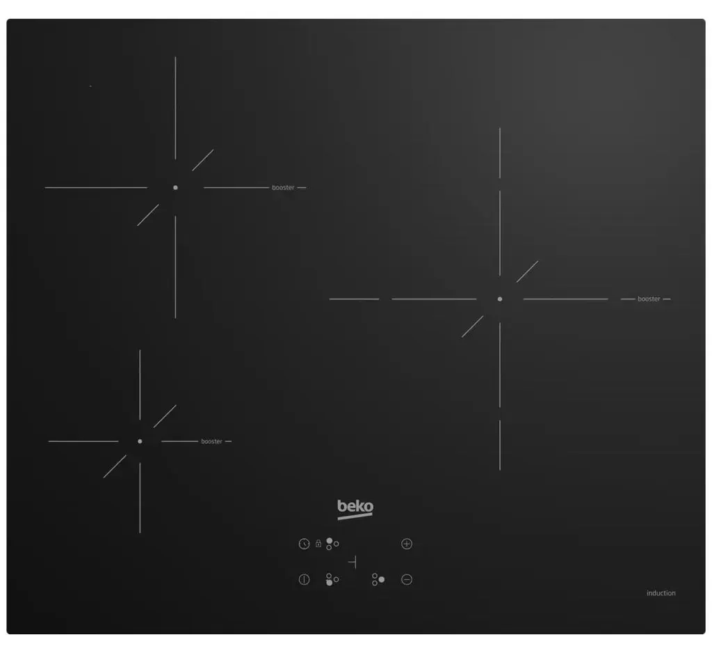 Table de cuisson induction 60cm Beko idéale pour grandes poêles 28cm