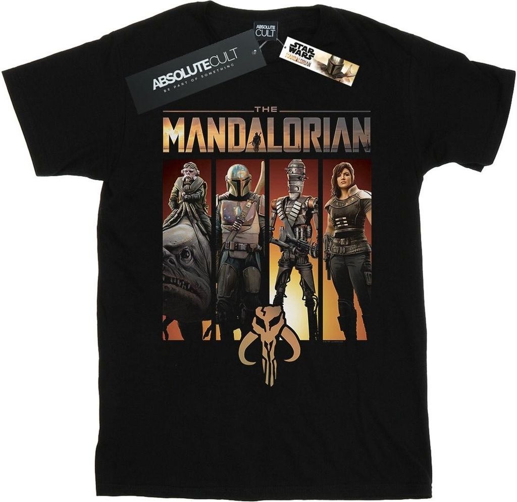 Star Wars - "The Mandalorian" T-Shirt für Damen BI45580 (3XL) (Schwarz)