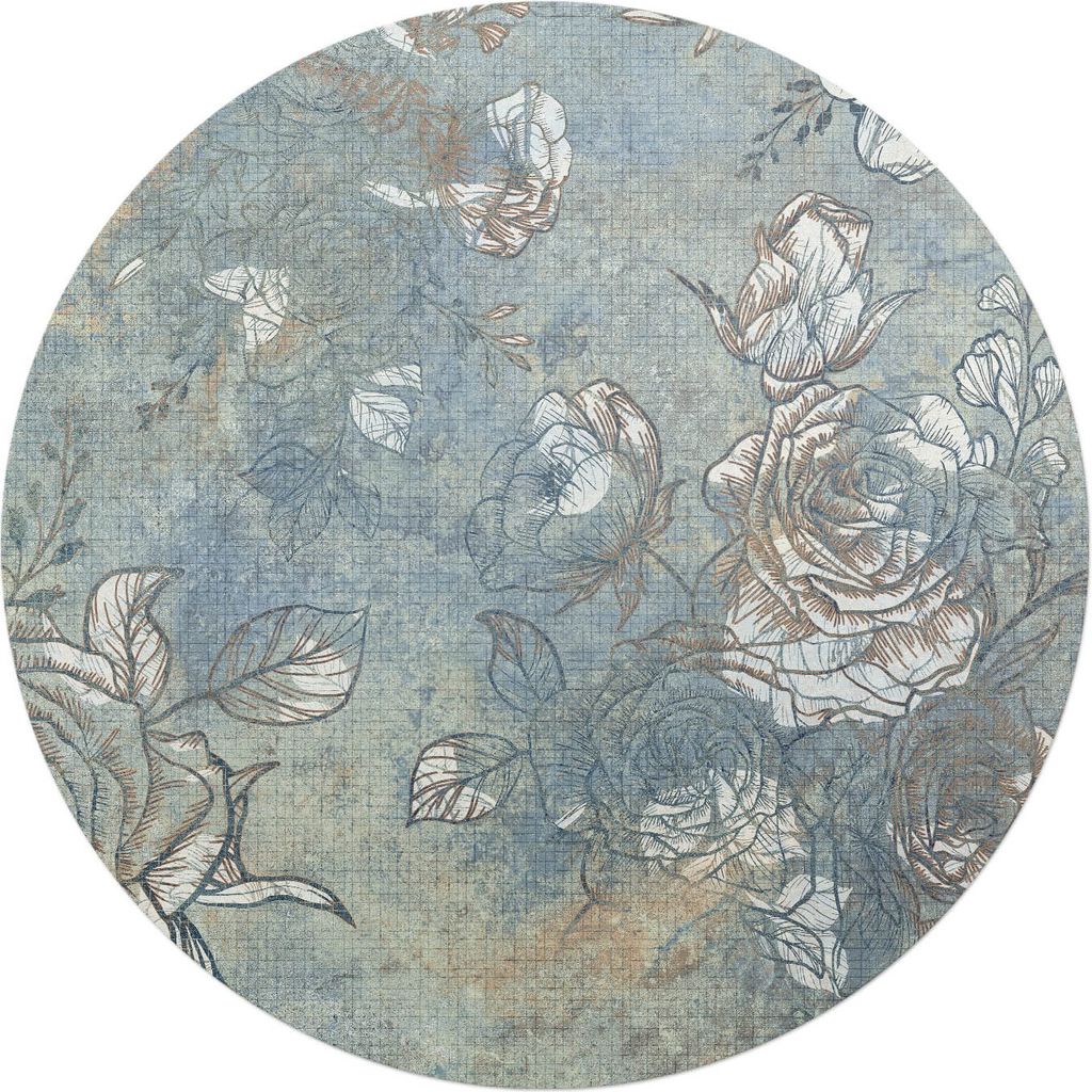 Florales Vintage-Muster – Bodenschutzmatte – Stuhlunterlage – Bürostuhlmatte – Rutschfeste Bodenmatte – Schutzmatte für Hartboden – f...