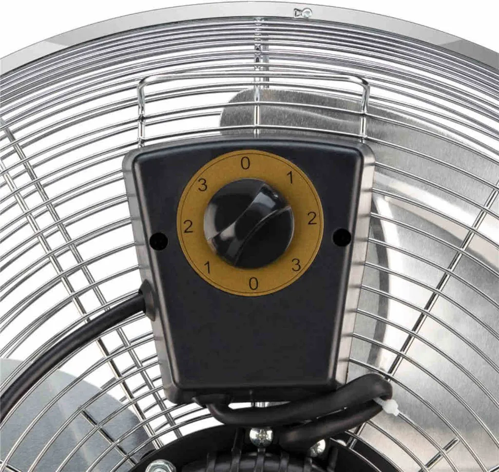 Ventilateur de Sol Chrome 16'' Haute Performance à Inclinaison Réglable - 3
