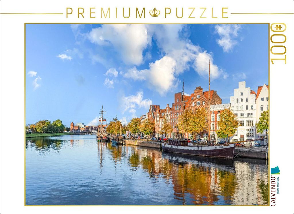 CALVENDO Puzzle Blick über die Trave | 1000 Teile Produktbild 