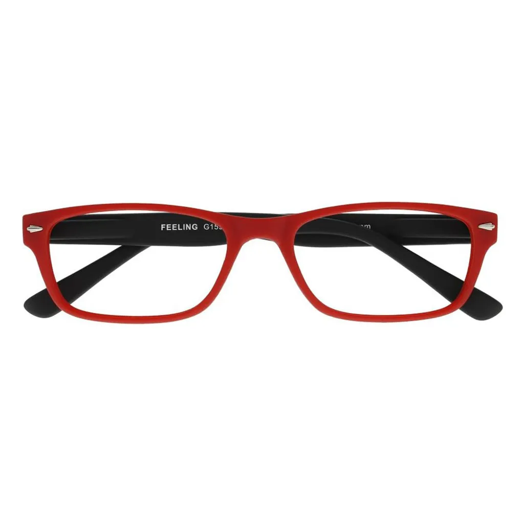 Scheda Tecnica Occhiali Feeling G15900 Rosso-Nero +2.00 dpt