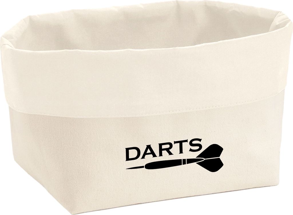 Huuraa Organizer Darts Dartpfeil 8 Liter Large Canvas Baumwolle Utensilo Geschenkidee