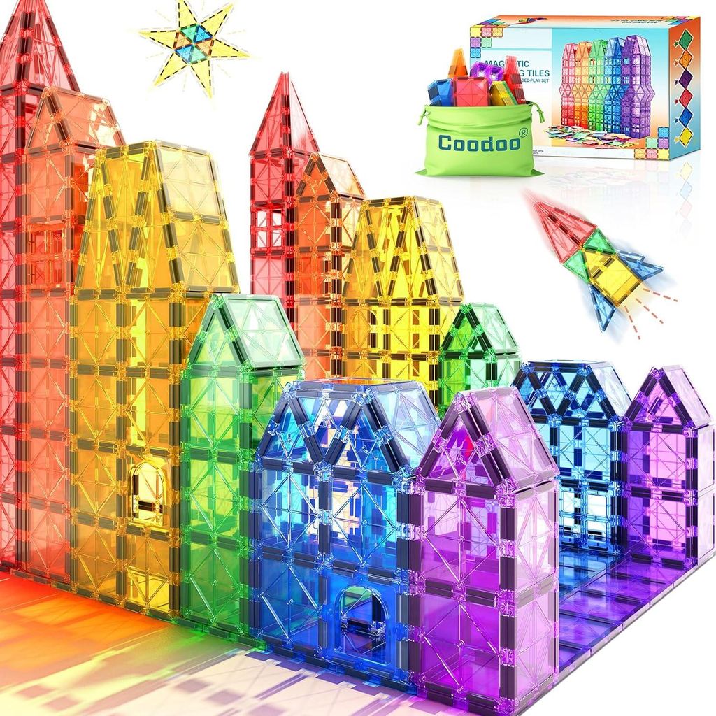 Coodoo Magnetische Fliesen 40 Teile – Magnetisches Produktbild 