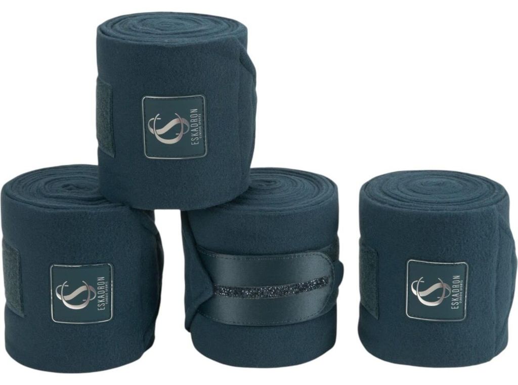 Eskadron Classic Sports 26 Fleece Jewel Bandagen 4er-Set, Größe:Pony, Farbe:ocean