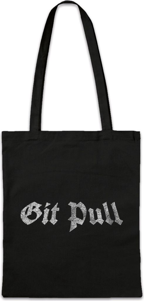Urban Backwoods Git Pull, Stofftasche, Farbe: Schwarz