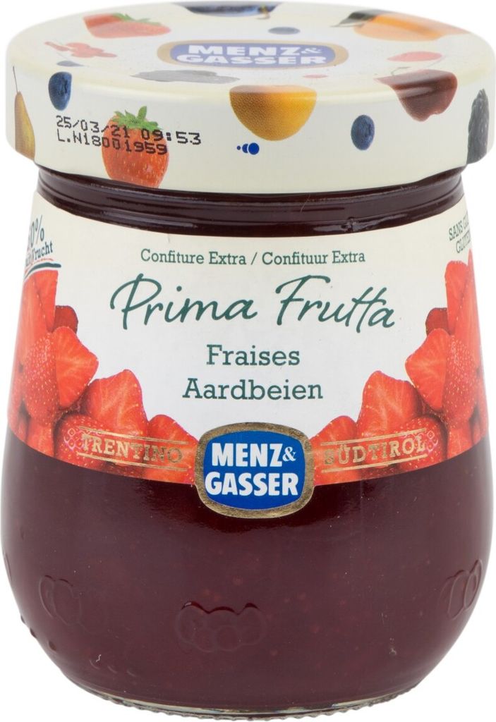 Menz&Gasser Erste Frucht Erdbeere Topf 340 Gramm