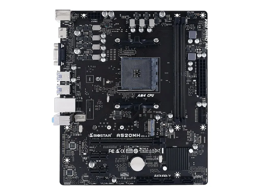 Améliorez votre PC avec la carte Biostar A520MH AM4 stable et rapide