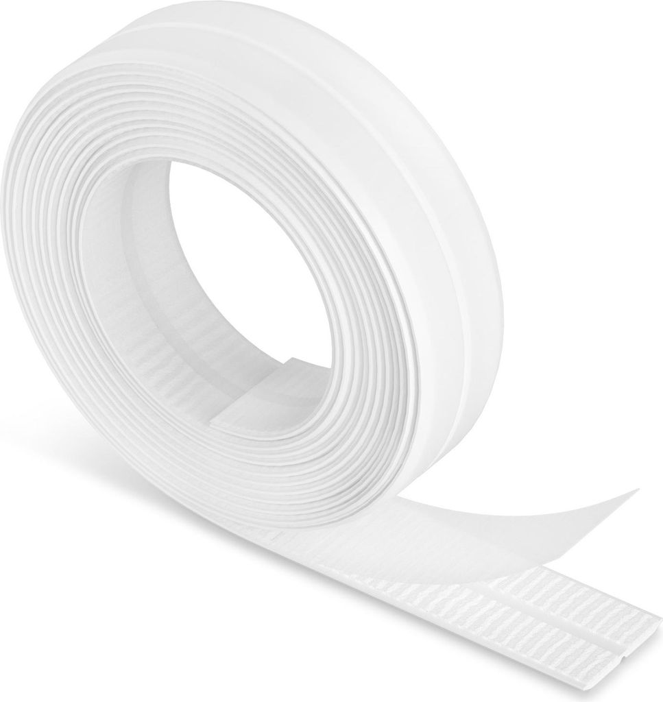 Isolbau - Dichtungsband Selbstklebend Dusche - 22 mm PVC Fugen-Dichtband für Bad & Küche - Wannendichtband Wasserdicht - Abdichtung für Badewann...