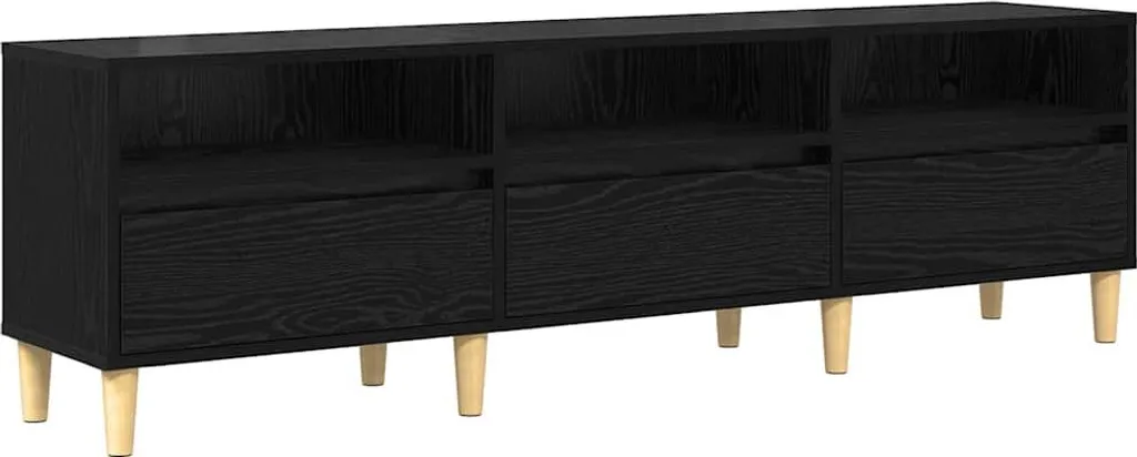 Mobile TV vidaXL 150cm Rovere Nero | Miglior Prezzo Online