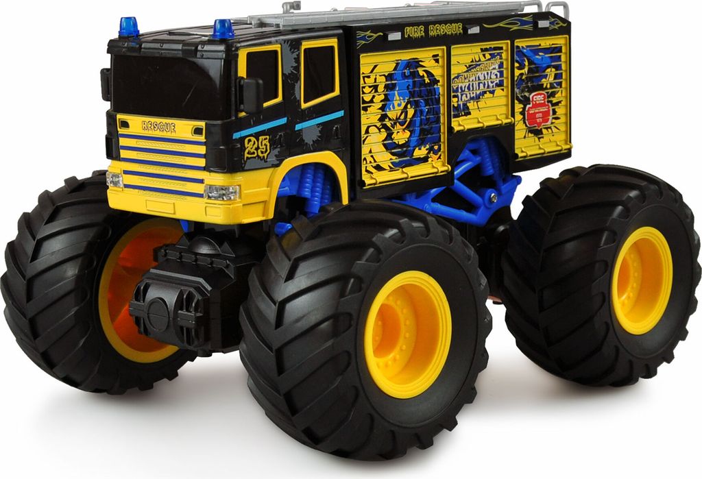 Amewi RC Monstertruck Feuerwehr 1:18 RTR gelb/blau       Produktbild 