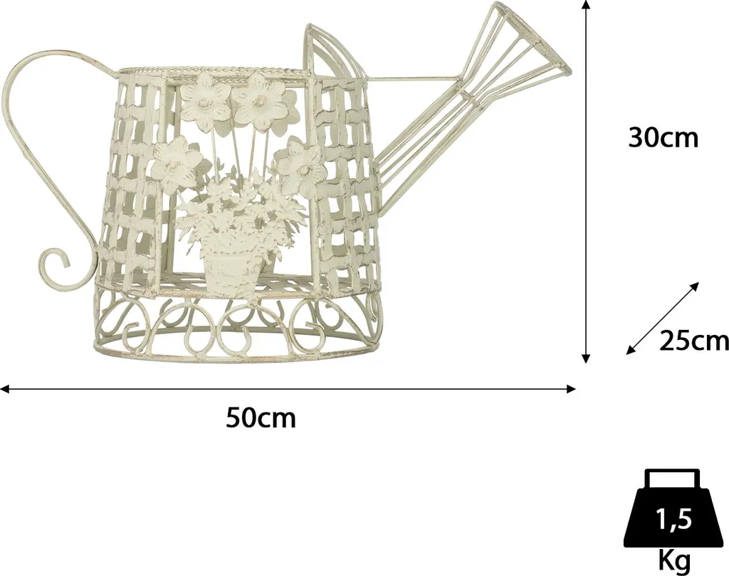 Pot de Fleurs Blanc Moritz Deko : Solution Déco Jardin et Intérieur - 3
