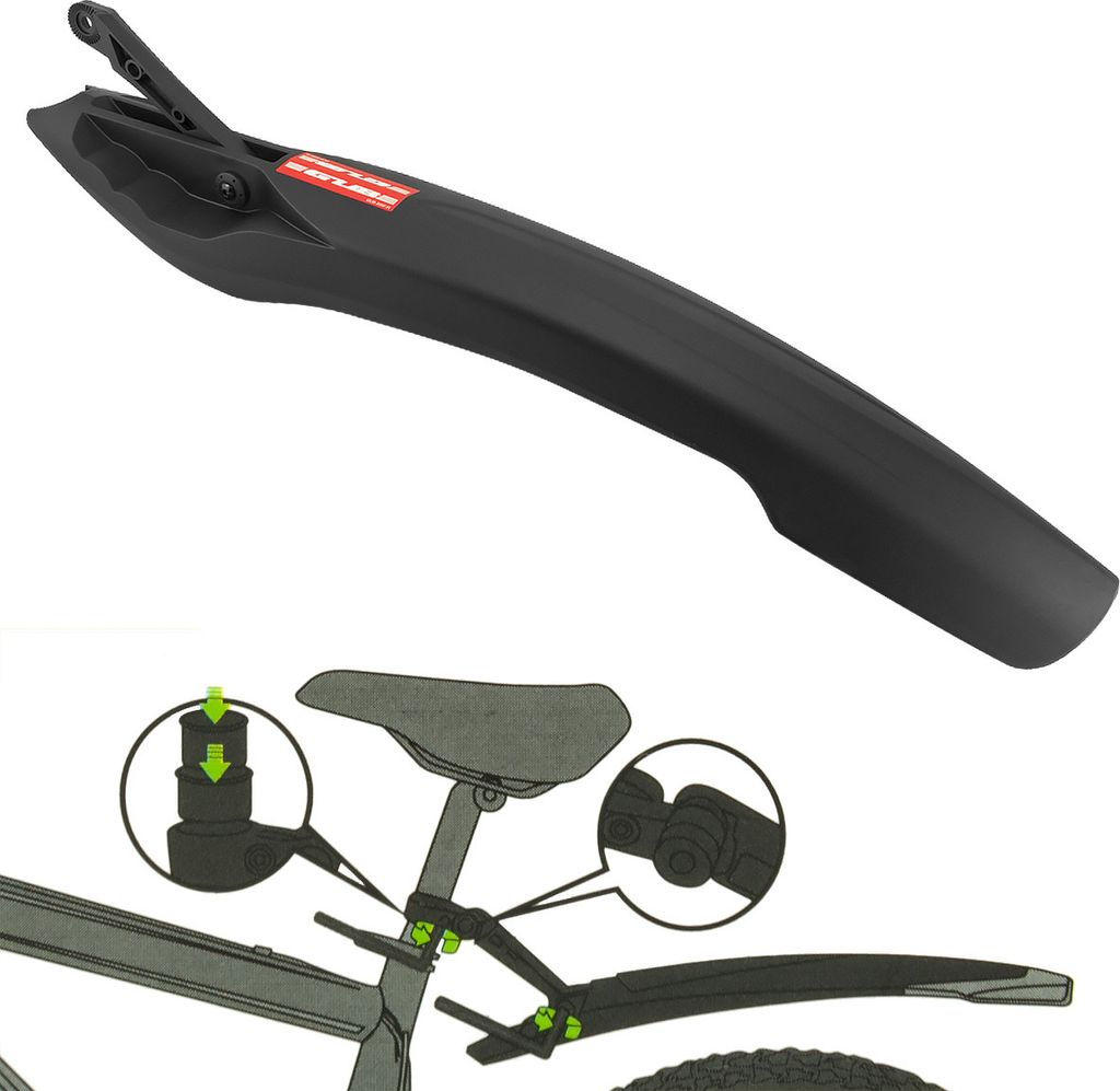 MidGard Fahrrad Kotflügel Bike Schutzblech für vorne und Produktbild 7
