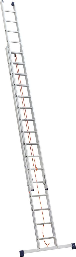 Iller Schiebeleiter mit Seilzug Eurostars 2x18 Sprossen