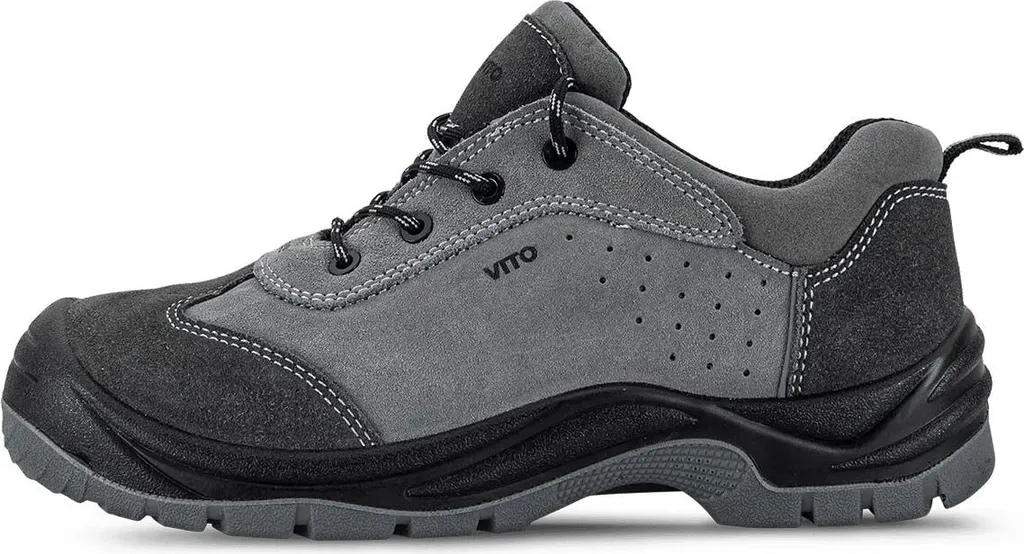 Chaussures de sécurité GENES S1P VITO en cuir suédé bleu taille 45