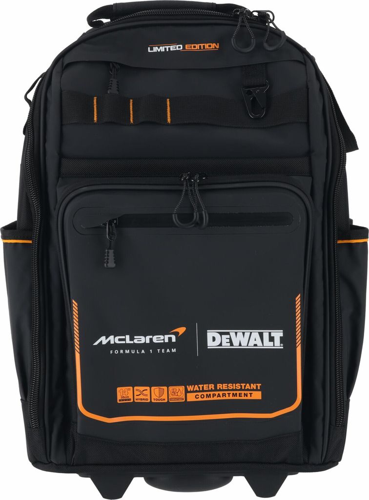 Sac à Dos Roulettes Outils Dewalt Mclaren Robuste, étanche Image du produit 