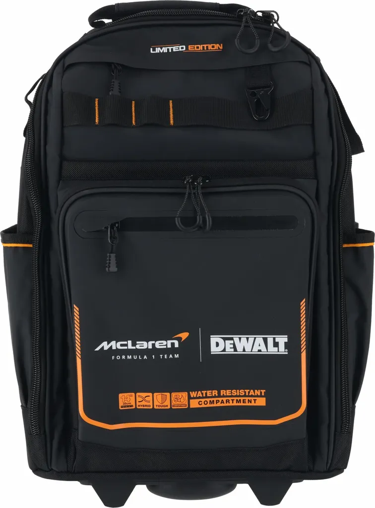 Sac à Dos Outils Dewalt McLaren : Fini la Fatigue avec les Roulettes