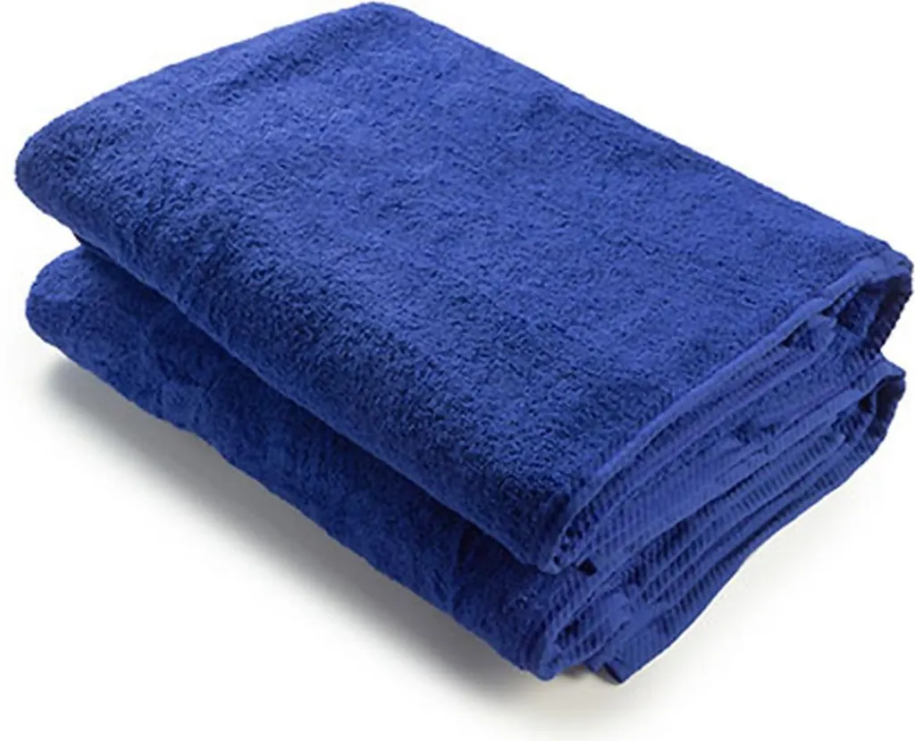 A&R 004.50 Asciugamano Bagno 70x140 True Blue Cotone Oeko-Tex 500gsm