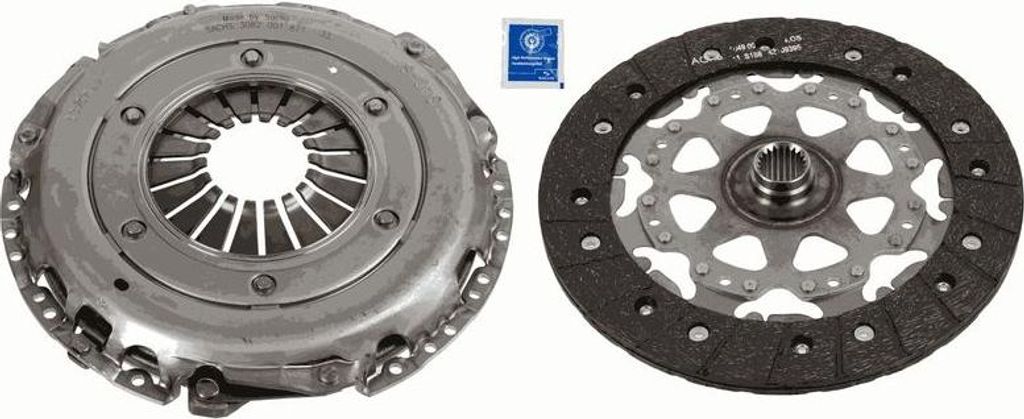 SACHS 3000 970 137 Kupplungssatz OE 302056476R kompatibel mit Scenic, Megane, Koleos, Kadjar, Fluence, X-Trail, Qashqai