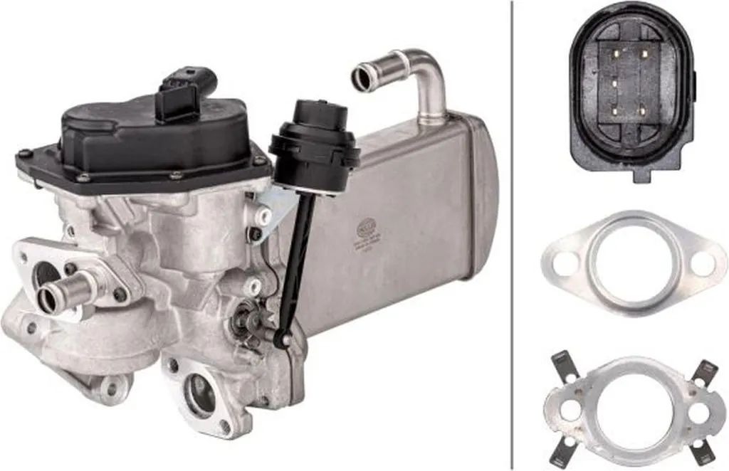 Refroidisseur et Vanne EGR HELLA pour Audi A4 B8 Avant, Module Électrique