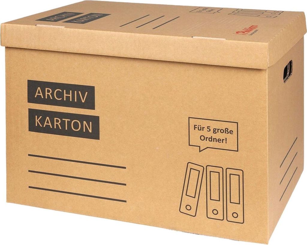 Archivkarton für 5 Aktenordner Umzugskarton Aktenkarton Produktbild 3