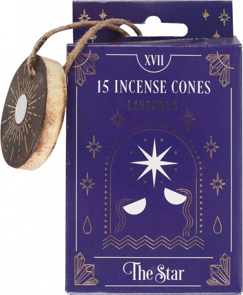 Lavendel Tarot Räucherkegel ";The Star";