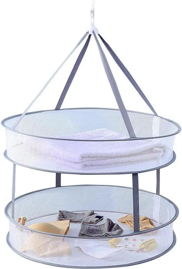 Séchoir pliable à double filet pour herbes et plantes aromatiques 45cm