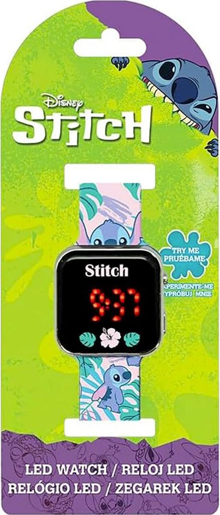 Orologio LED Stitch con calendario LAS4091 Immagine del prodotto 