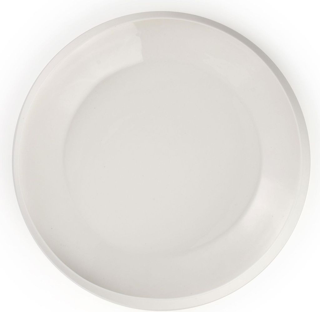 VERLO ETER CLOUD Gourmet Speiseteller 29 cm – Großer Flacher Teller in Elfenbeinfarbe, Elegantes Modernes Design, Hochwertige Keramik, Ideal fü...