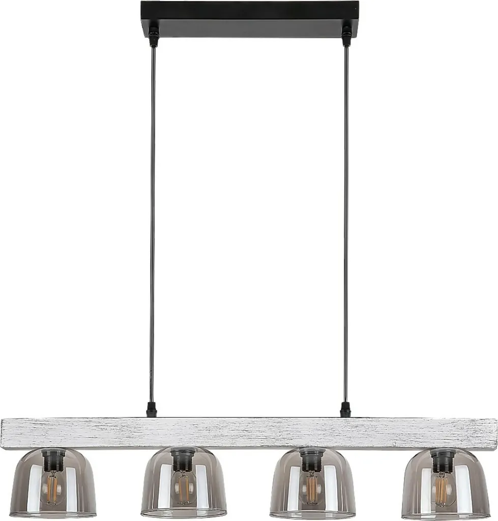 Rabalux 3120 Cardamomo: Lampadario 4 Luci per un Soggiorno Accogliente