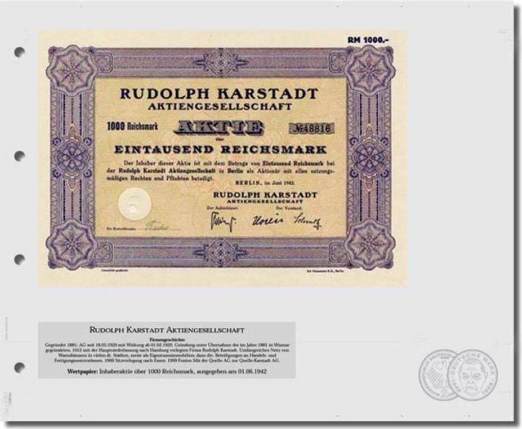Prophila Collection 10 Ersatzblätter, mit 2-DM-Ludwig Erhard-Signet