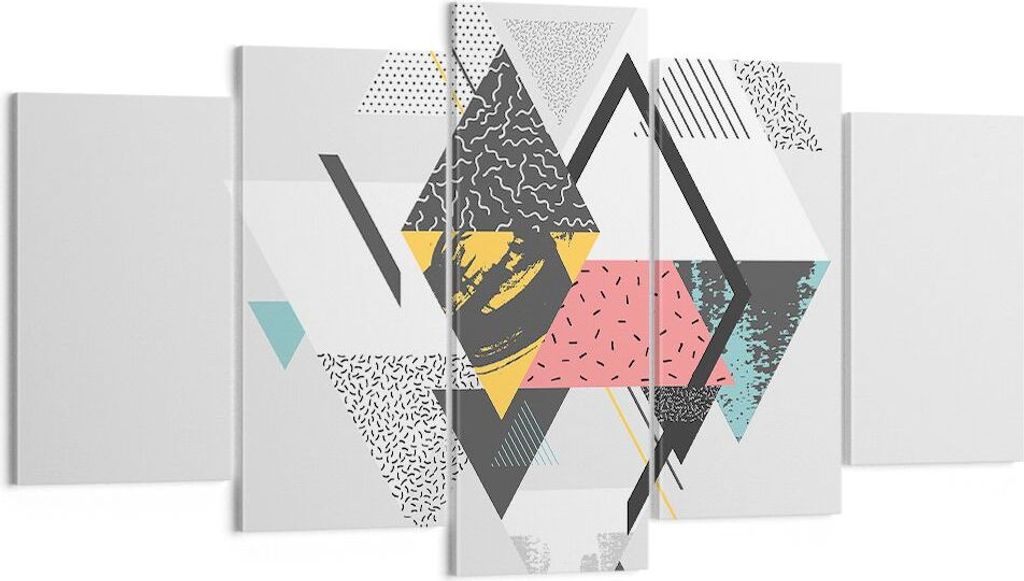 Bild auf Leinwand - Leinwandbild - Abstraktion modern - 160x85cm - Wand Bild - Wanddeko - Leinwanddruck - Bilder - Kunstdruck - Wanddekoration - Le...