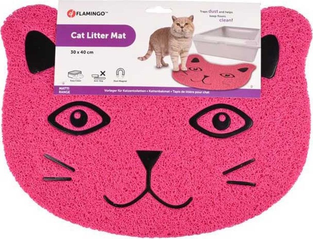 Flamingo Katzentoilette PANCHO fuchsia 30x40cm