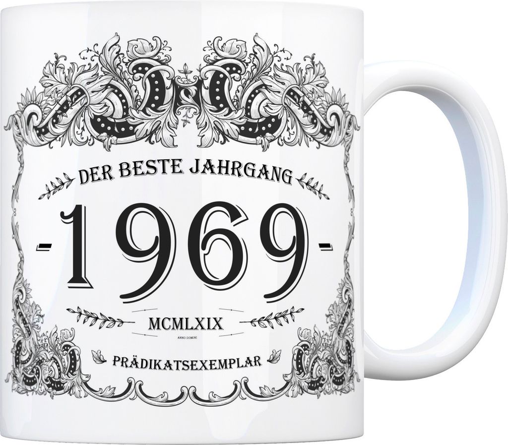 1969 der beste Jahrgang Kaffeebecher Tasse Kaffeetasse Geburtsjahr Geburtstag