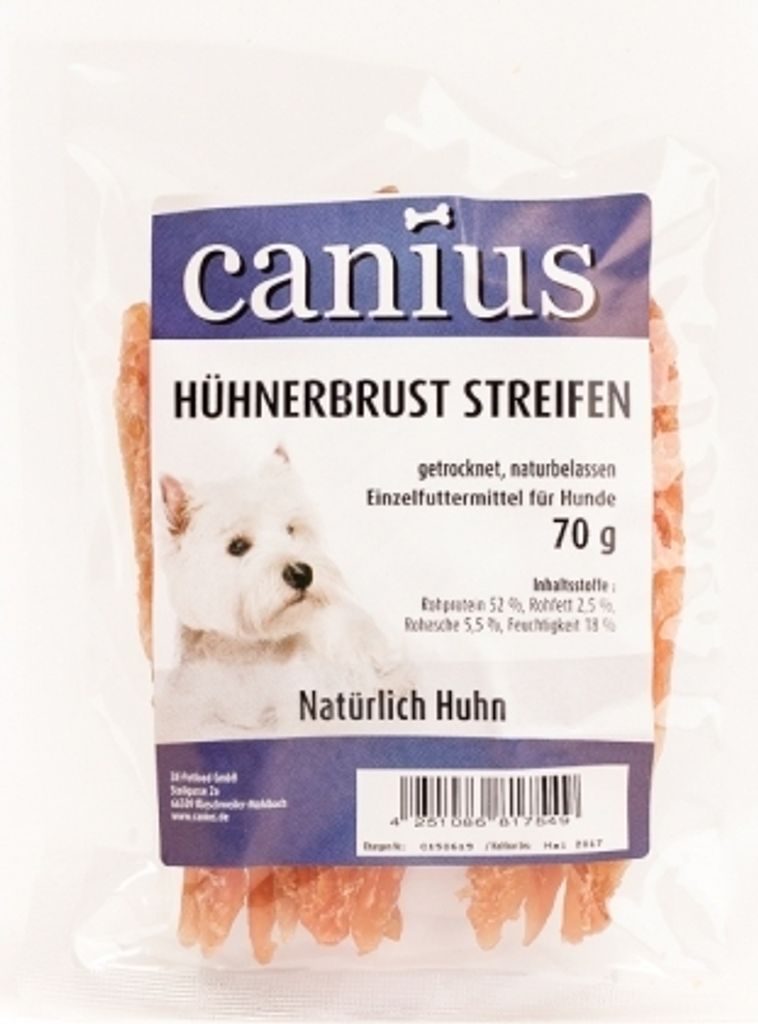 Cani. Hühnerbrust Streifen 70g