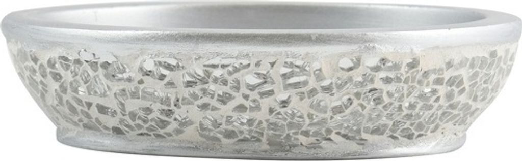 MSV Seifenschale Polyresine Scarlett Silber Produktbild 