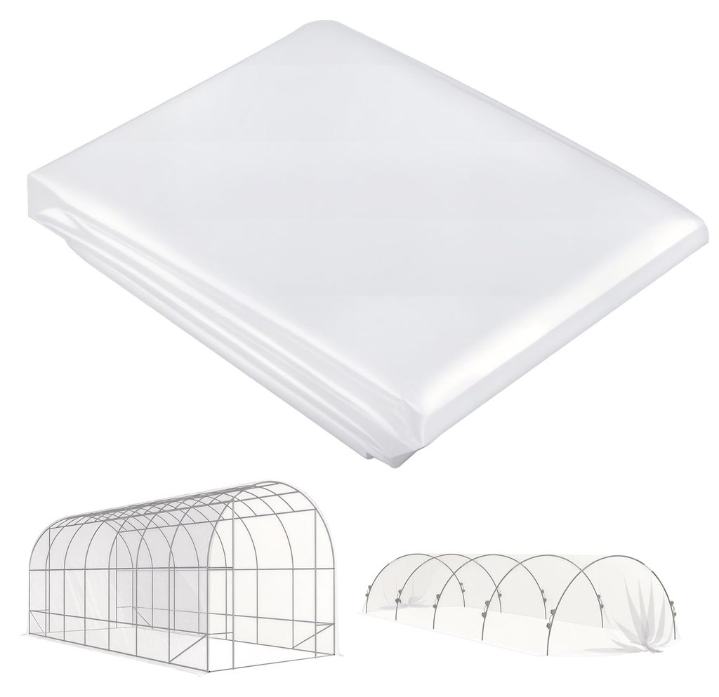 Outsunny Gewächshausfolie 7 x 8 m, wasserdichtGartenfolie, Produktbild 