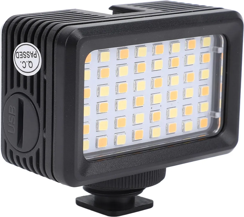 Éclairage Vidéo de Plongée LED 40m Lumière Variable pour Action Cam
