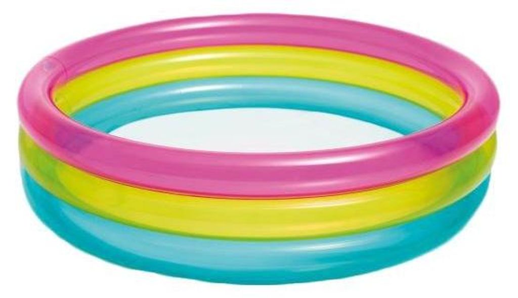Bazén nafukovací INTEX dětský RAINBOW - 3komorový Obrázek produktu 