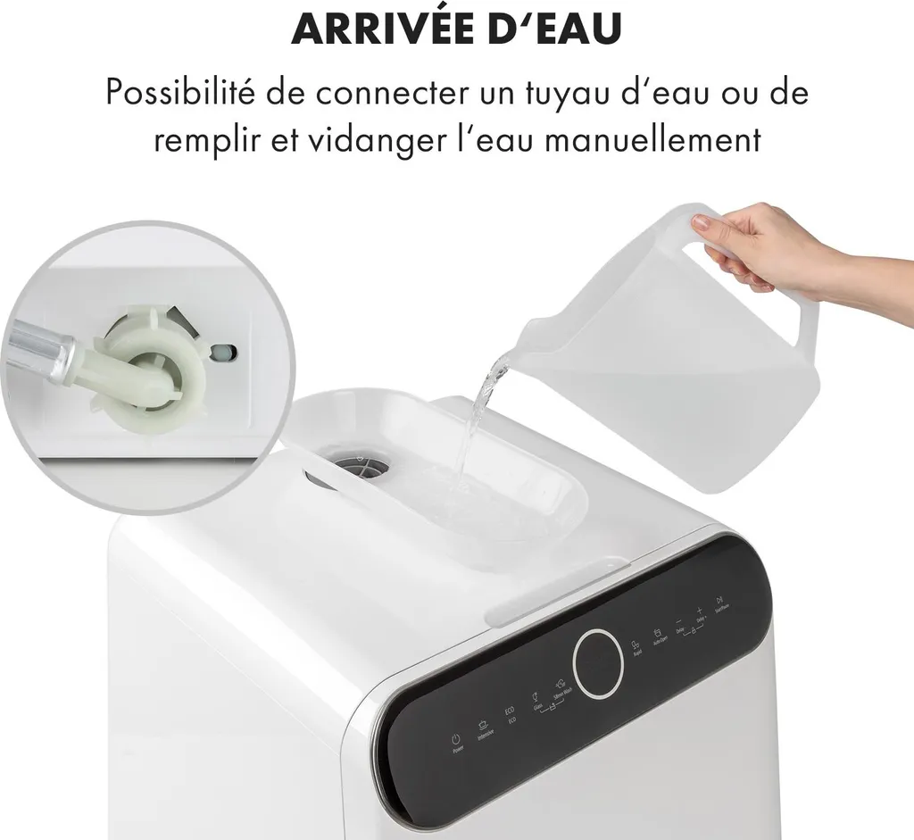 Lave-vaisselle de Table Compact avec 6 Programmes de Lavage Automatique - 3