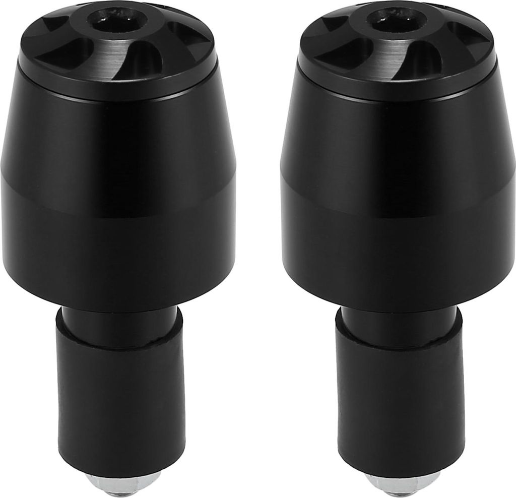 1 Paar Lenkerendstopfen Ersatz 7/8" 22mm für Aluminiumlegierung Schwarz