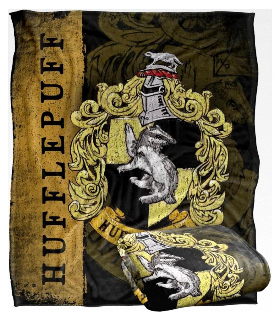 HARRY POTTER Kuscheldecke Silky Touch, Optimalweich, 152 x 127 cm
