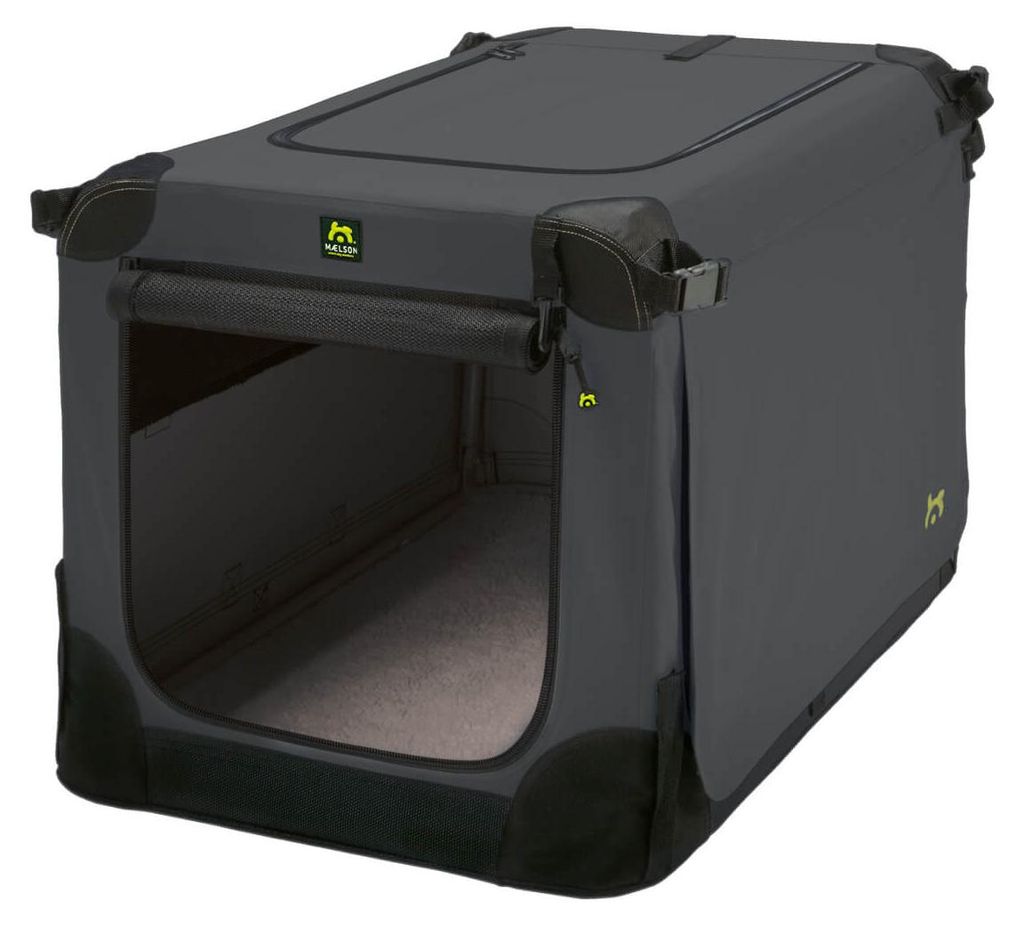 Maelson Soft Kennel faltbare Hundebox -anthrazit- S 72 - Produktbild 