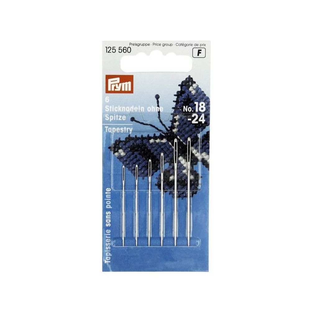 Gobelínové ihly s tupým hrotom, č. 18-24, rôzne Obrázok produktu 