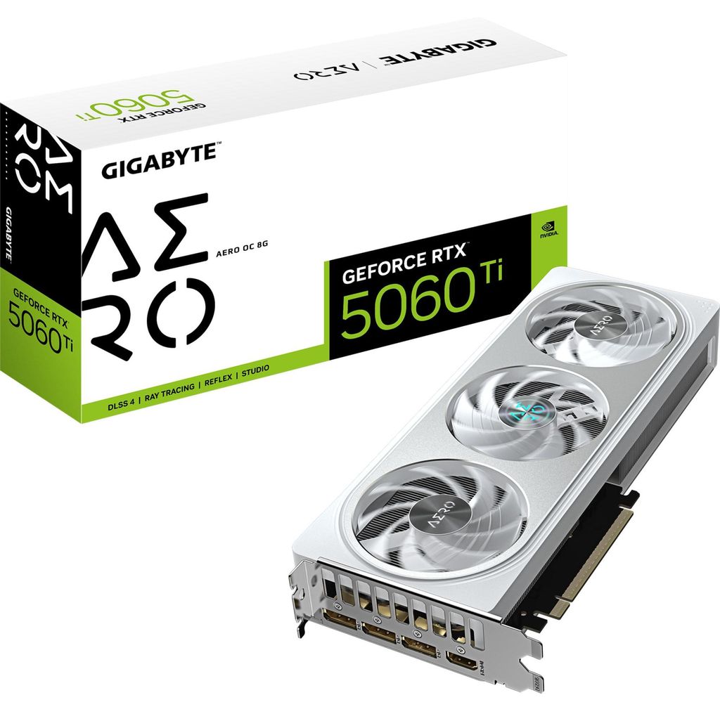 Gigabyte GeForce RTX 5060 Ti AERO OC 8G Grafikkarte – 8 GB Produktbild 